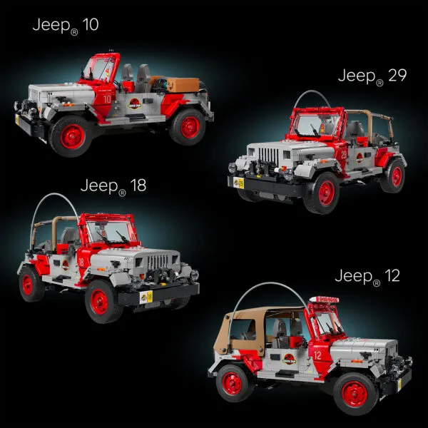 77984 lego jurassic world jurassic park jeep wrangler 3