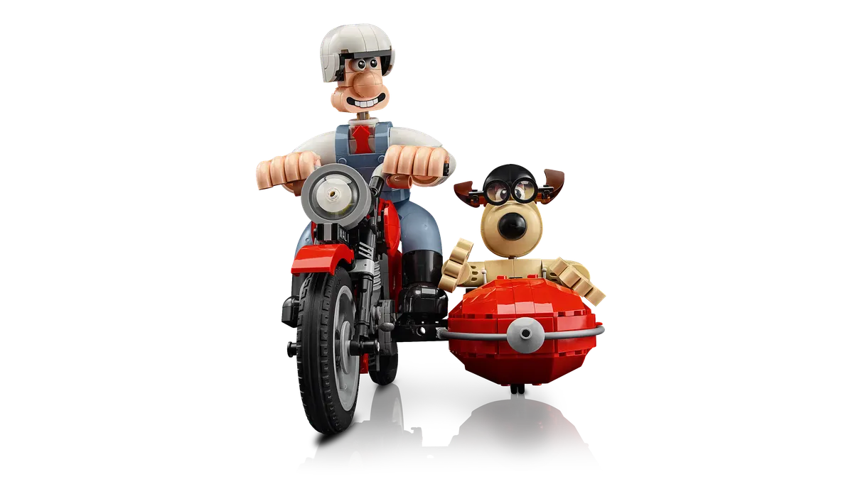 Wallace & Gromit sidecar detail