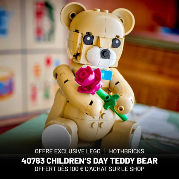 Free LEGO Creator Teddy Bear Returns to Official Shop