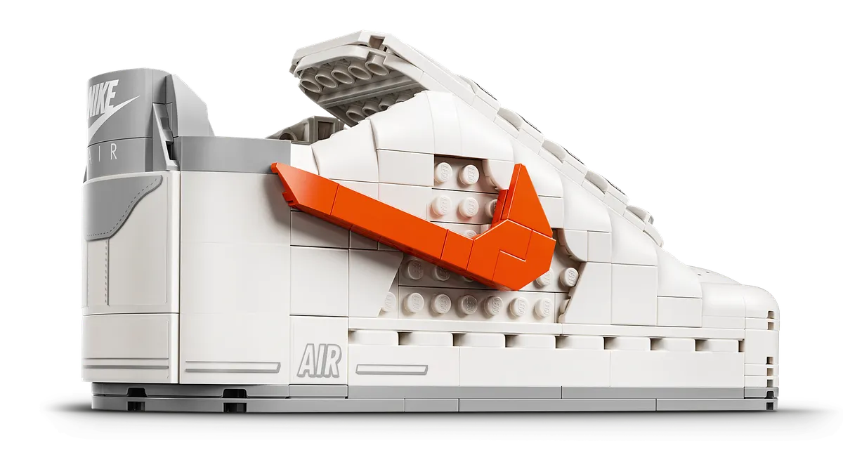 Nike Air Force 1 astronaut minifigure