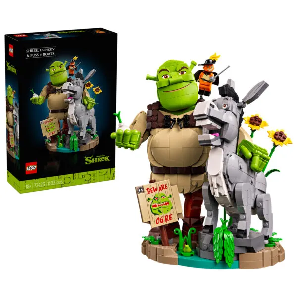 72423 lego shrek shrek donkey puss in boots 2026 1