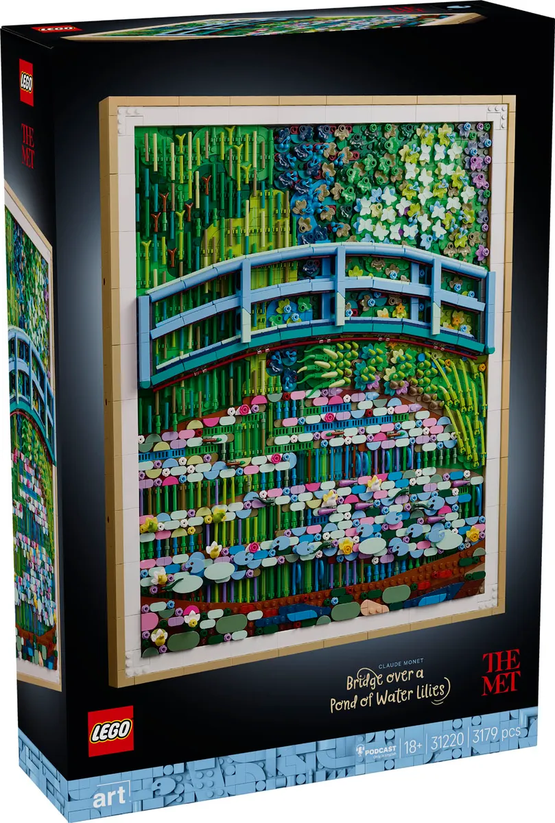 LEGO Takes on Monet with New Art Set - Bridge over Water Lilies Coming March