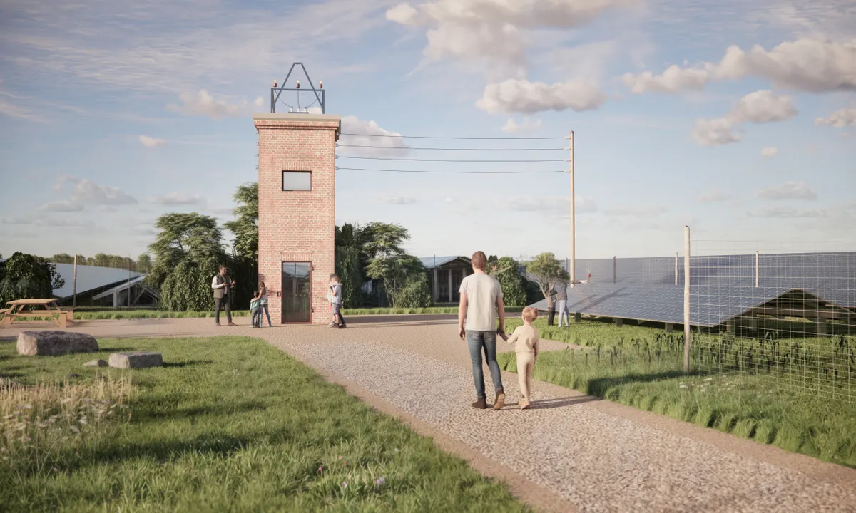 Render of community space
