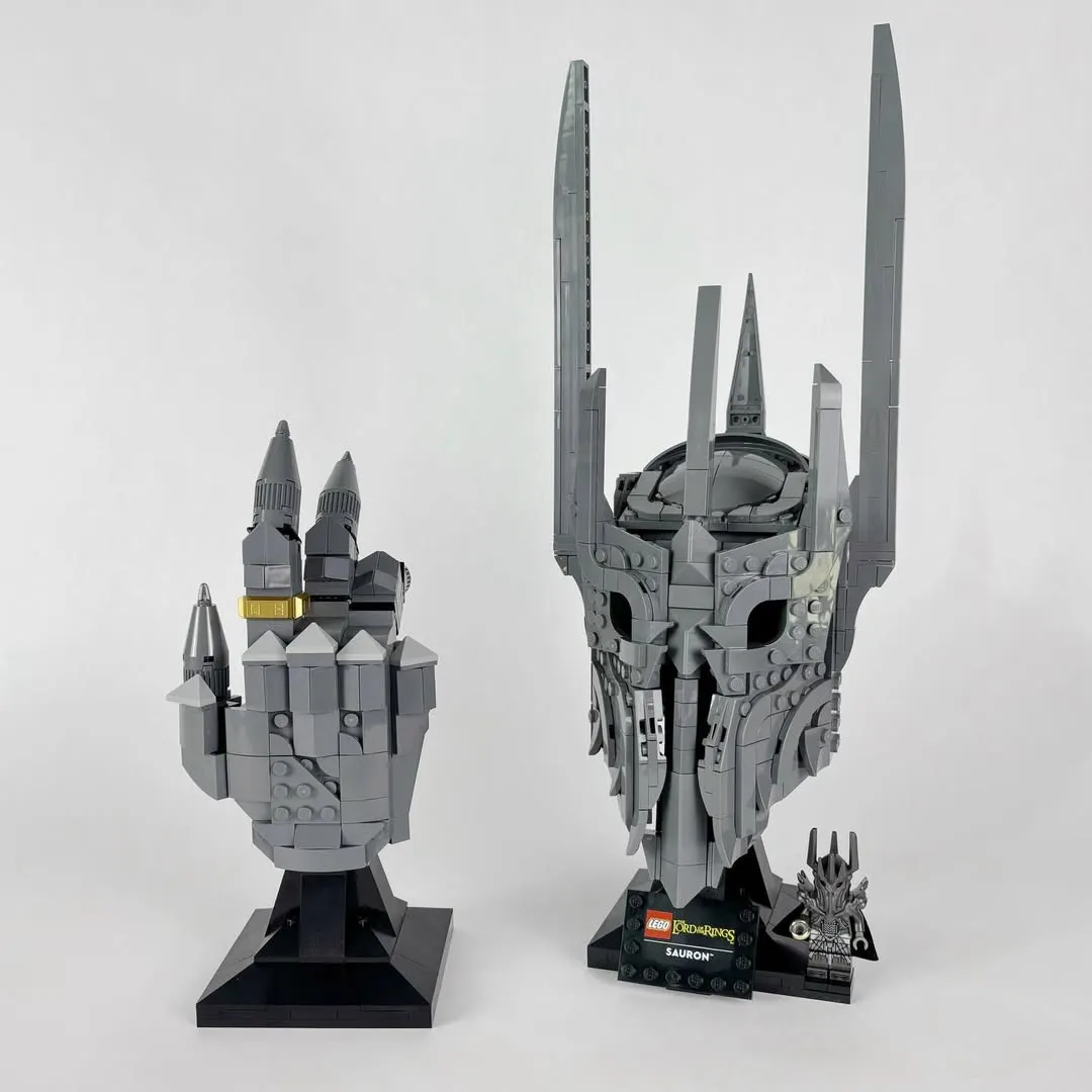Sauron's Helmet: LEGO's First Lord of the Rings Helmet Set Brings the Dark Lord Home