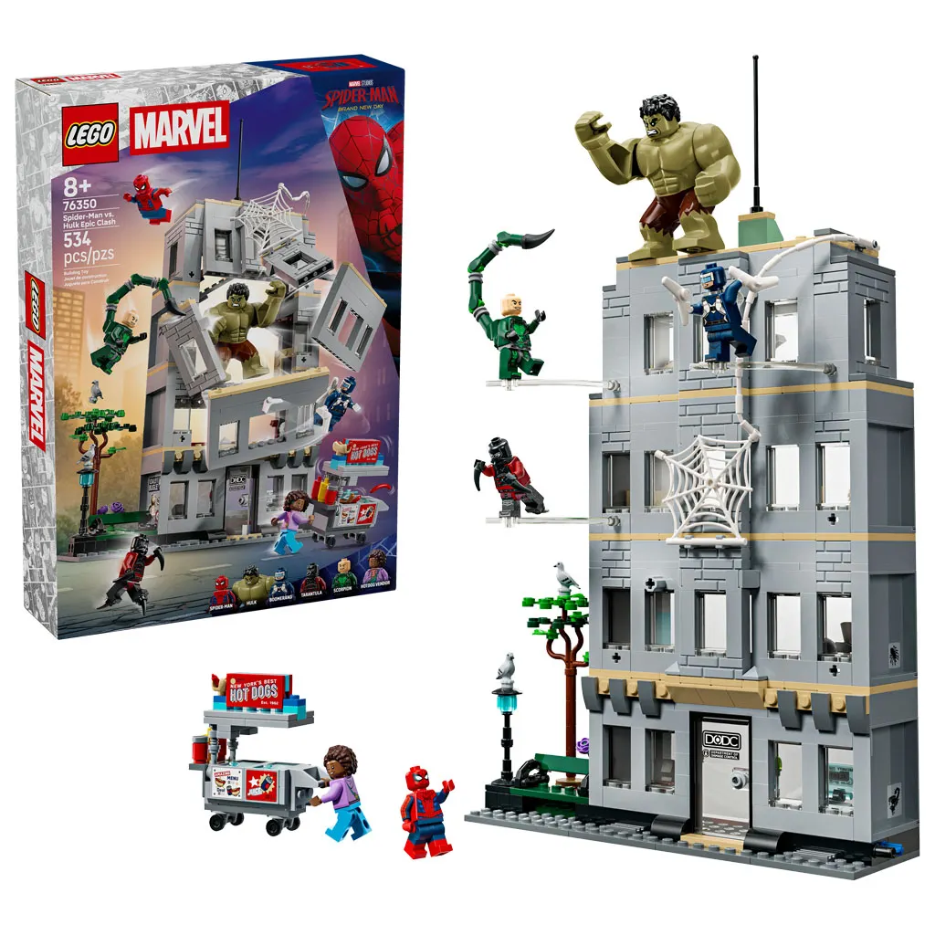 Marvel Summer Sets Arrive with Spider-Man Hero Figure and Tombstone Minifigure