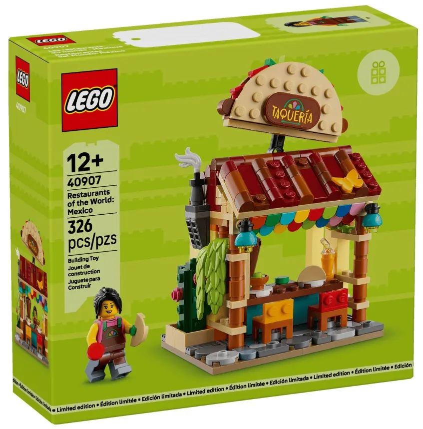 LEGO 40907 Restaurants of the World Mexico - New Gift with Purchase Set Revealed