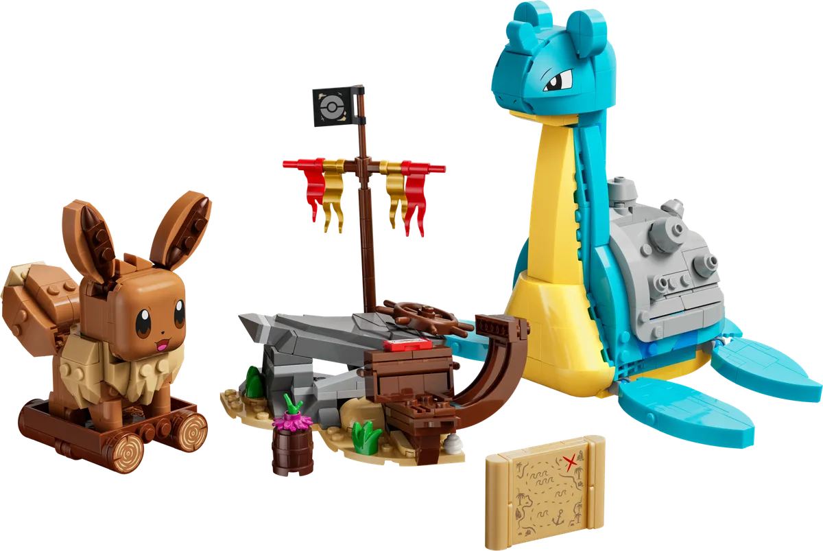 LEGO Pokemon SMART Play Eevee and Lapras Treasure Hunt 72162