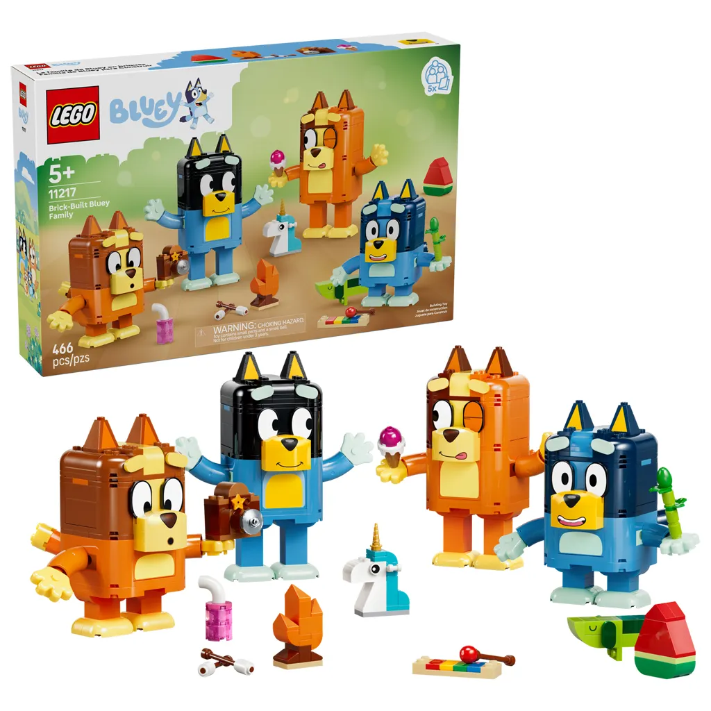 Featured image for article: Four New LEGO Bluey Sets for Summer 2026