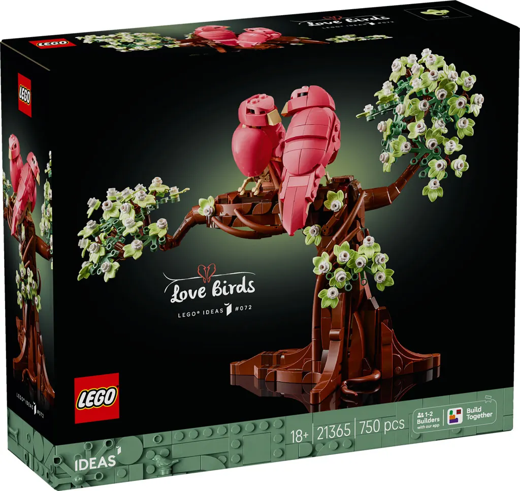 LEGO Ideas Love Birds (21365) Chirps Its Way to Shelves This January