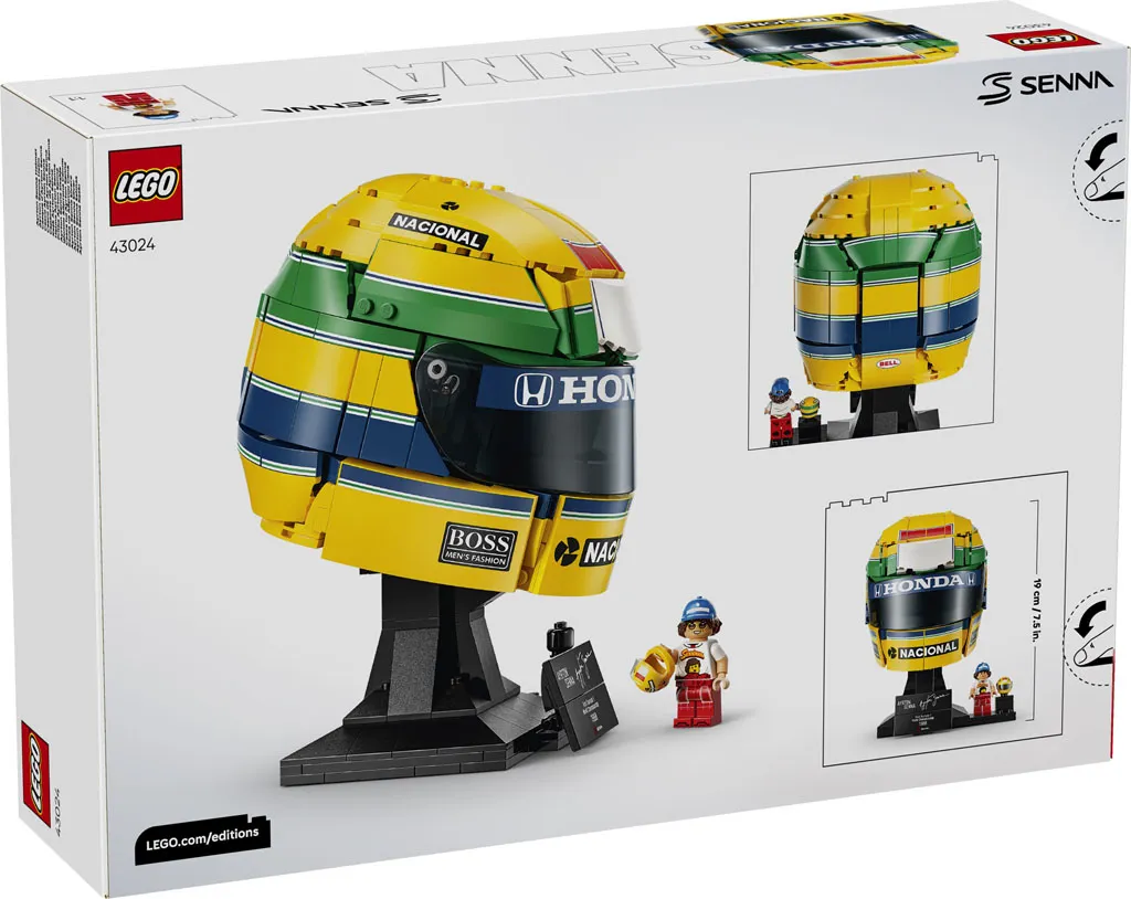 Ayrton Senna Helmet front view