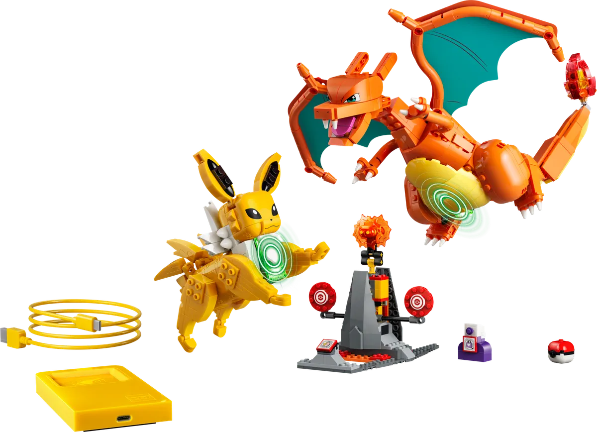 LEGO Pokemon SMART Play Charizard vs Jolteon Ultimate Battle 72167