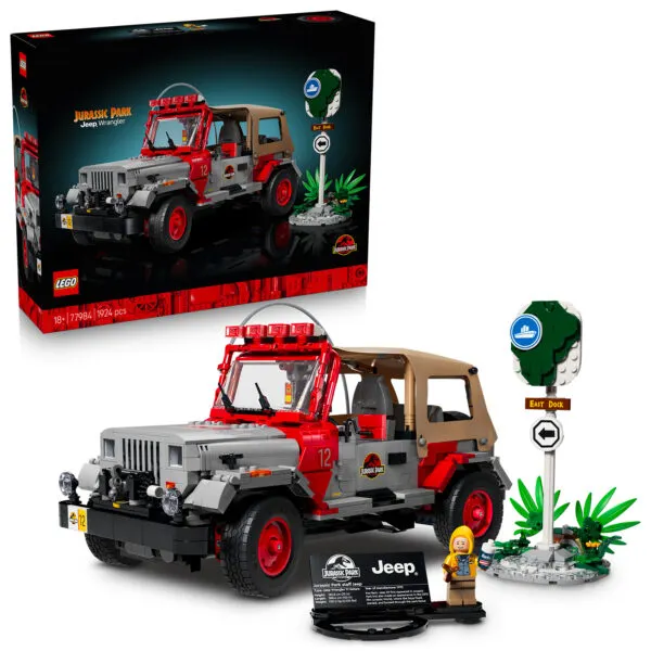 LEGO Jurassic Park Jeep Wrangler 77984 Launches May 7th for £200