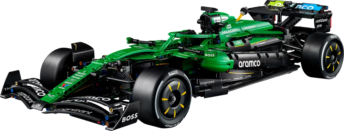 LEGO Technic 42240 Aston Martin Aramco AMR25 F1 Car Launches July 1st
