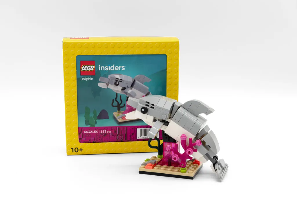 Featured image for article: New Mini Dolphin Stand Joins LEGO's Insiders Rewards