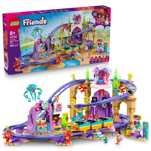 42703 lego friends mermaid roller coaster ride 2026 1