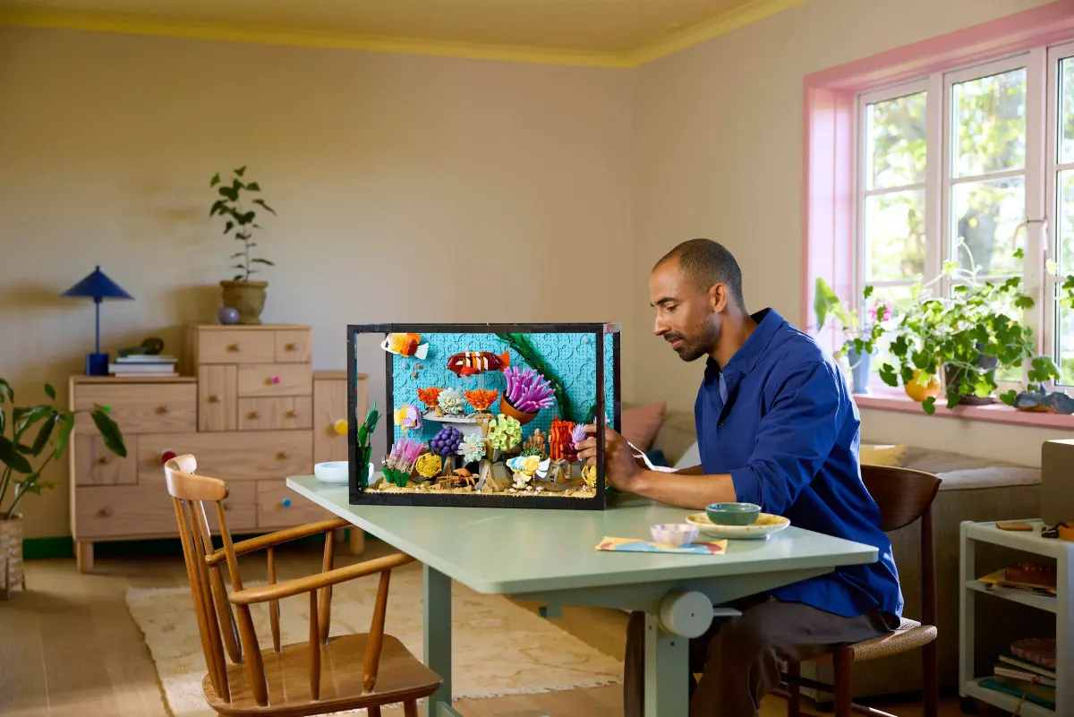 LEGO's New Tropical Aquarium Set Brings Underwater Bliss to Your Shelf