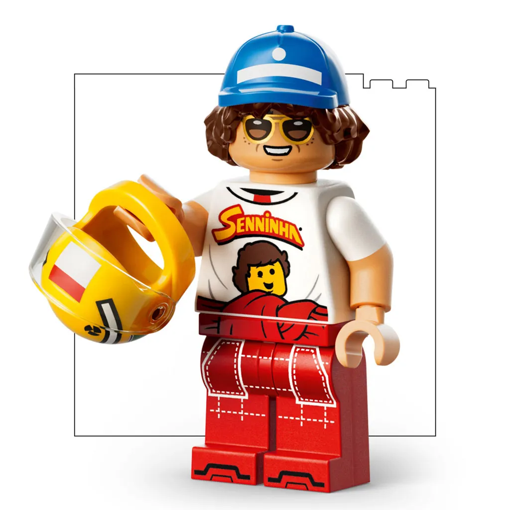 Ayrton Senna Helmet and minifigure
