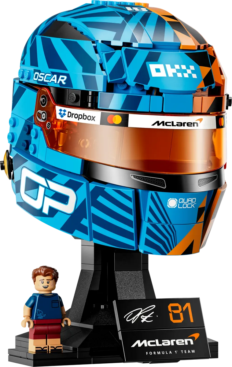 LEGO McLaren Oscar Piastri F1 Helmet Now Available