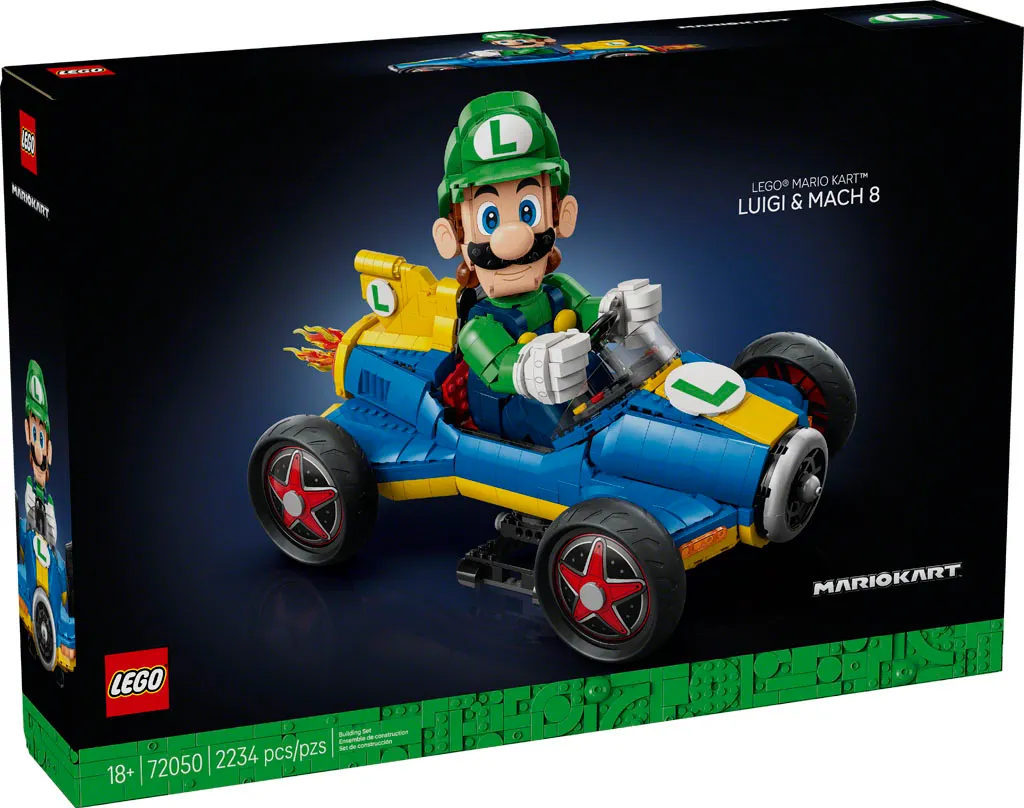 LEGO's Luigi Gets the Mach 8 Treatment in New 2,234-Piece Set