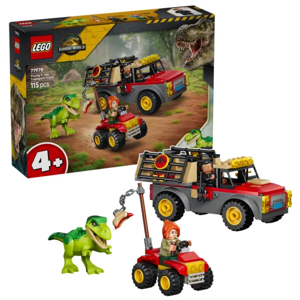 77978 lego jurassic world young trex transport truck