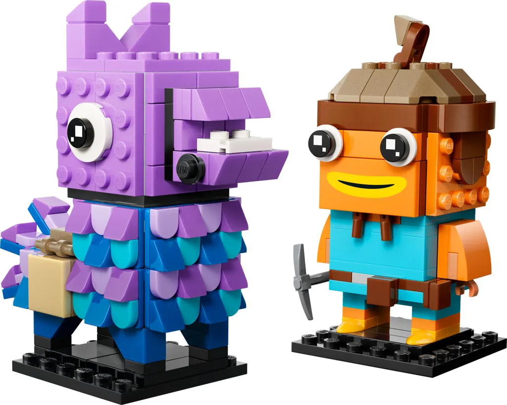 New Fortnite BrickHeadz Set Brings Supply Llama and Fishstick to Your Shelf