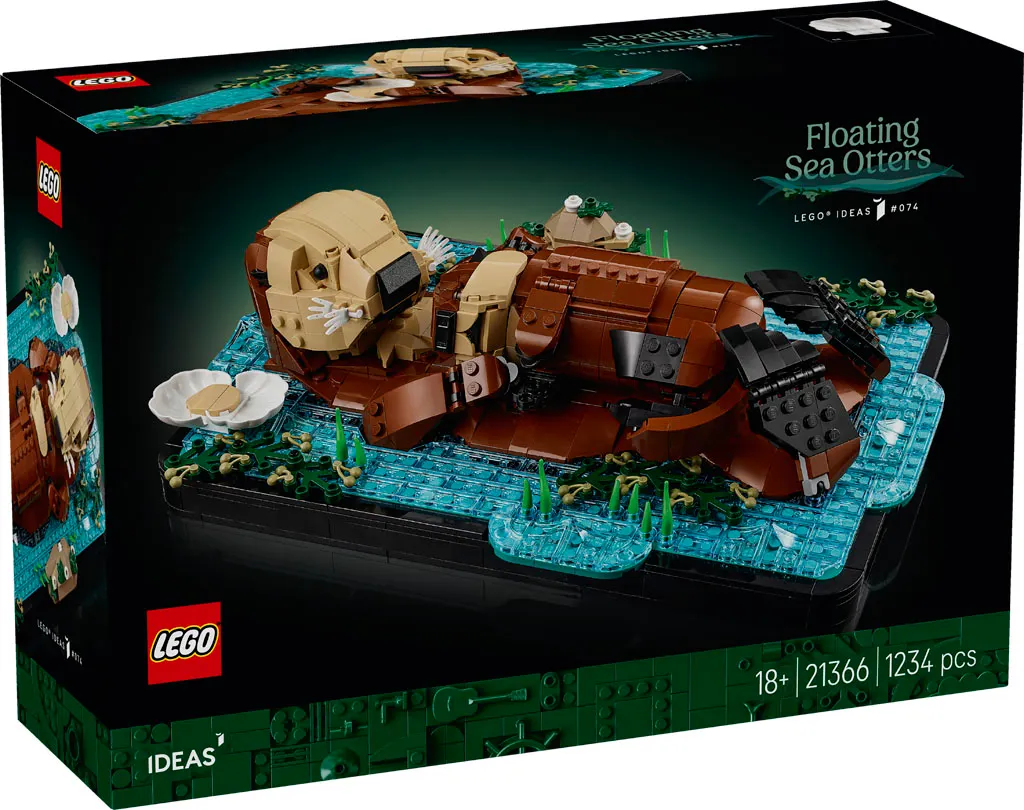 LEGO Ideas Floating Sea Otters (21366) - Adorable Marine Life Comes to Brick Form