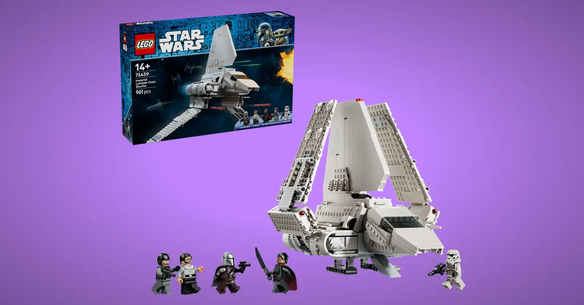 LEGO's New Lambda-Class Shuttle Brings Imperial Style to Your Collection