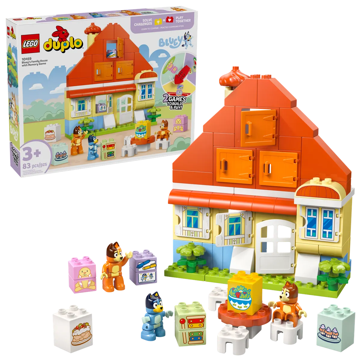 Bluey's Family House with Memory Game - Image 2