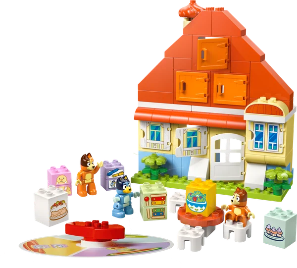 Bluey's Family House with Memory Game