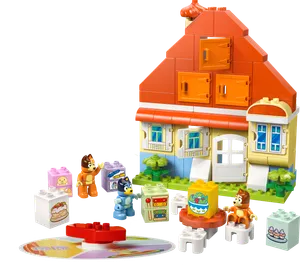 Bluey's Family House with Memory Game