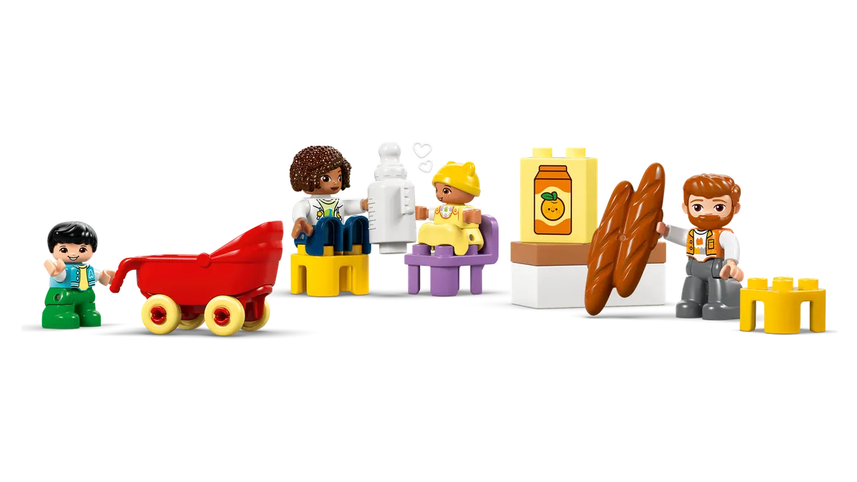3 in 1 Modern Family House with Figures - Image 8