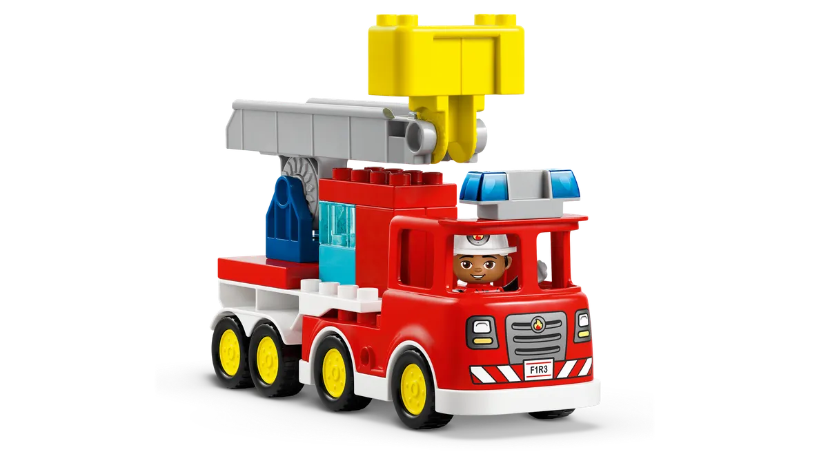 Fire Truck with Hose and Firefighter - Image 9