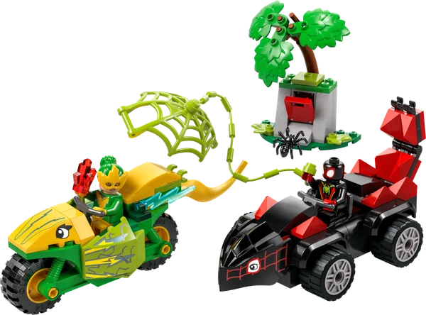Spin and Electro Dinosaur Vehicle Chase