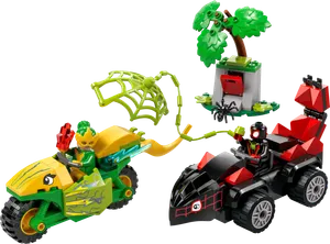 Spin and Electro Dinosaur Vehicle Chase