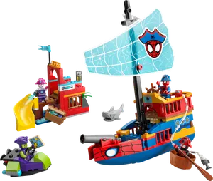 Team Spidey Pirate Ship