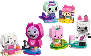 Gabby's Brick-Built Cat Friends