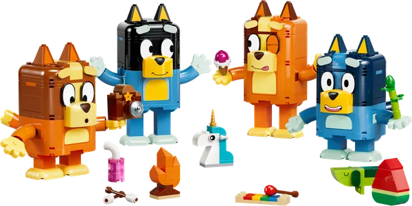 Brick-Built Bluey Family