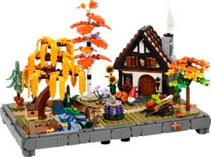 Autumn Cottage Garden