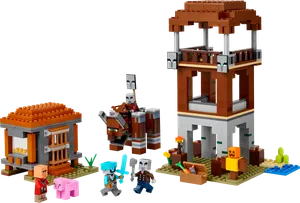 The Pillager Outpost and Ravager