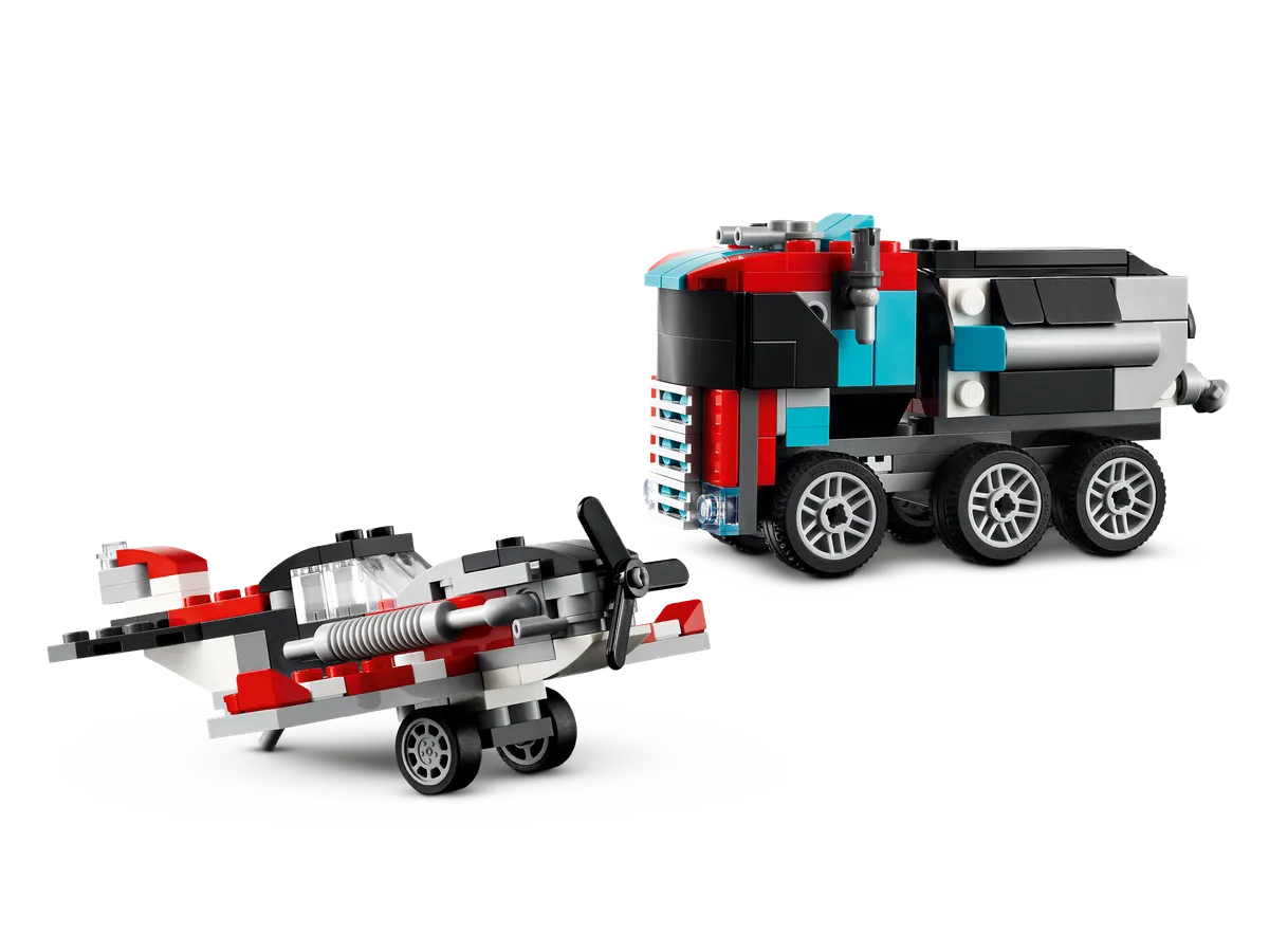 Flatbed Truck with Helicopter - Image 4