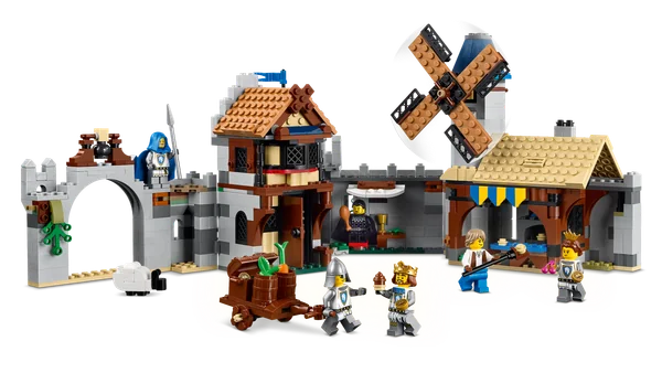 Medieval Horse Knight Castle