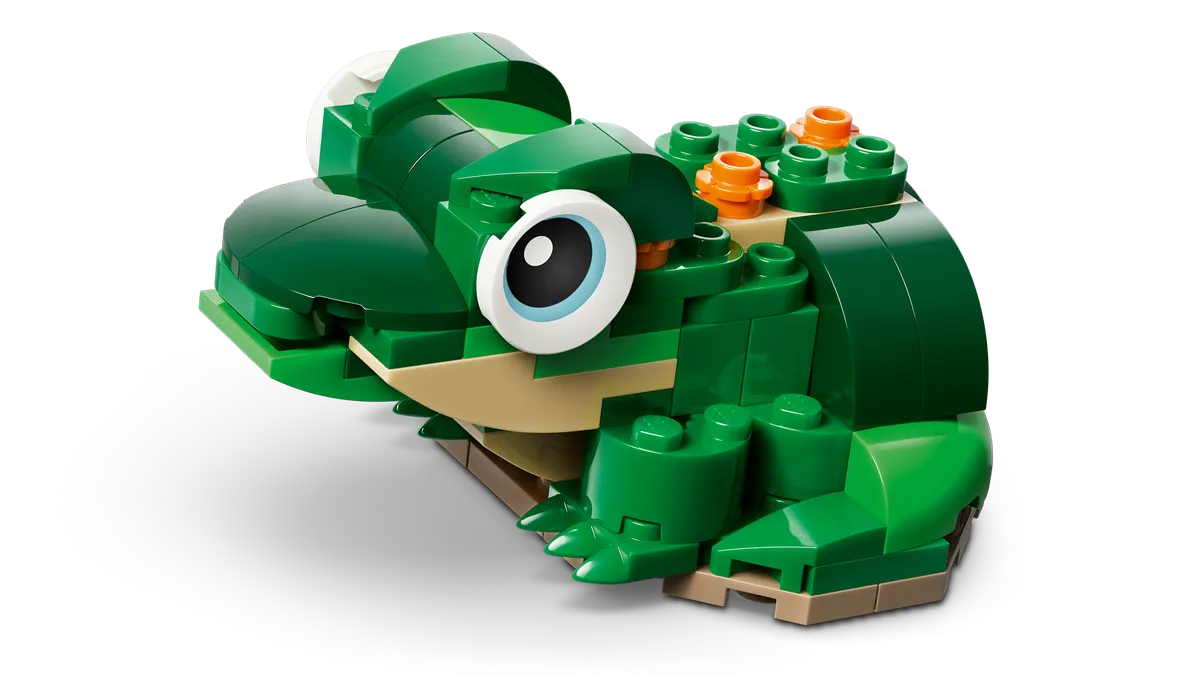 Turtle with a Water Lily Flower - Image 9