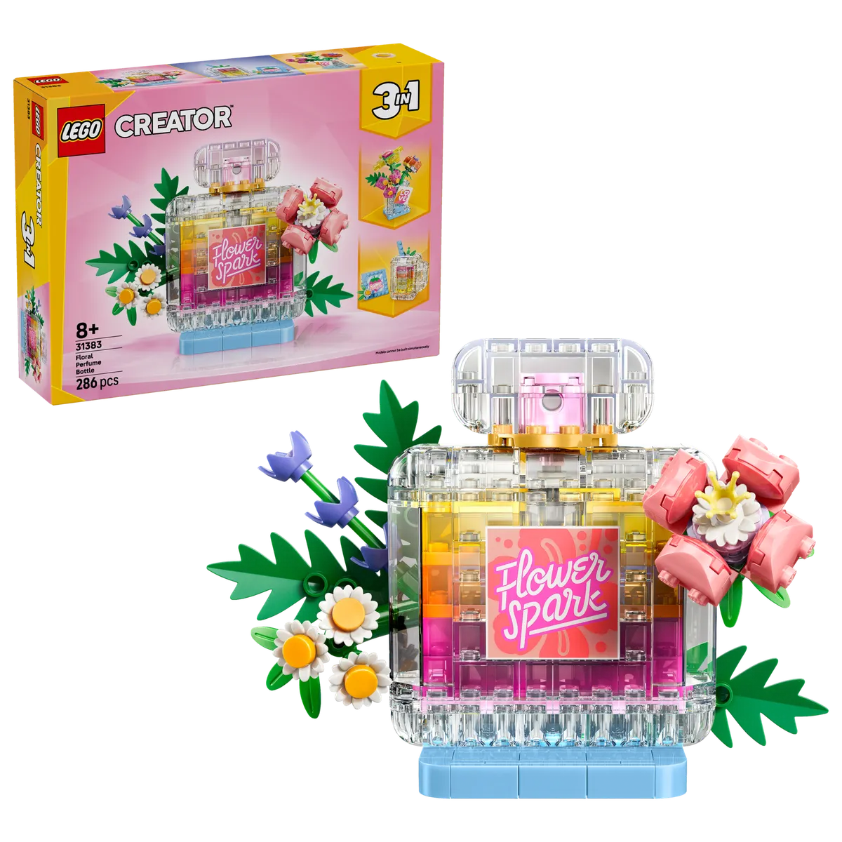 Floral Decor Perfume Bottle - Image 2