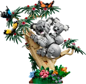 Wild Animals: Family of Koalas