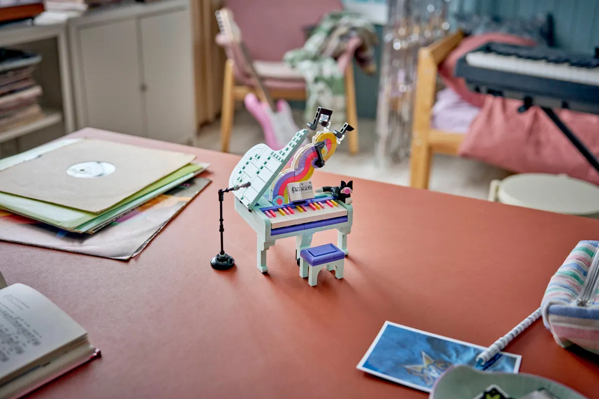 Music Decor Piano with Cat - Image 14