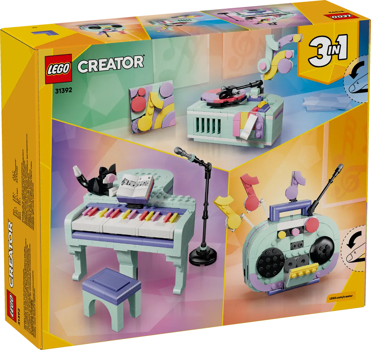 Music Decor Piano with Cat - Image 3