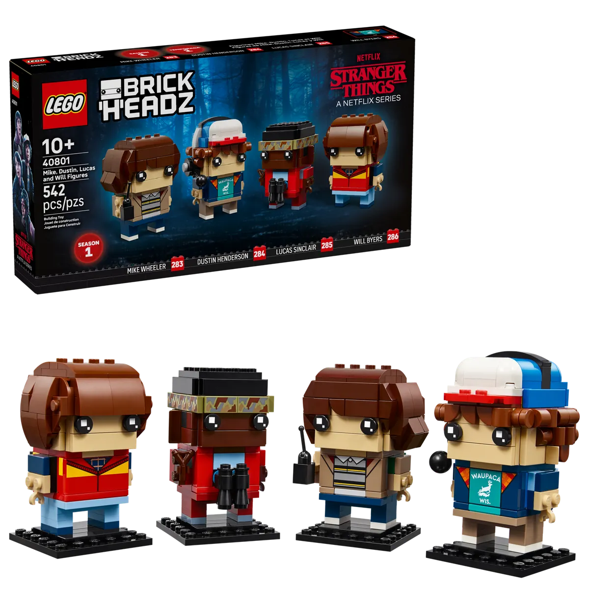 Mike, Dustin, Lucas and Will Figures - Image 2