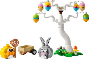 Easter Bunny and Chick Egg Hunt