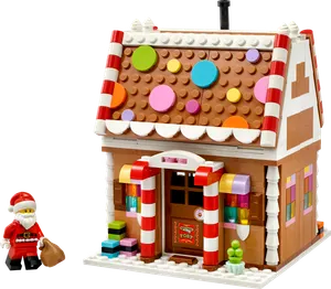 Festive Gingerbread House