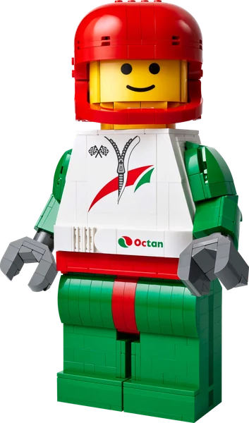 Up-Scaled Racing Driver Minifigure